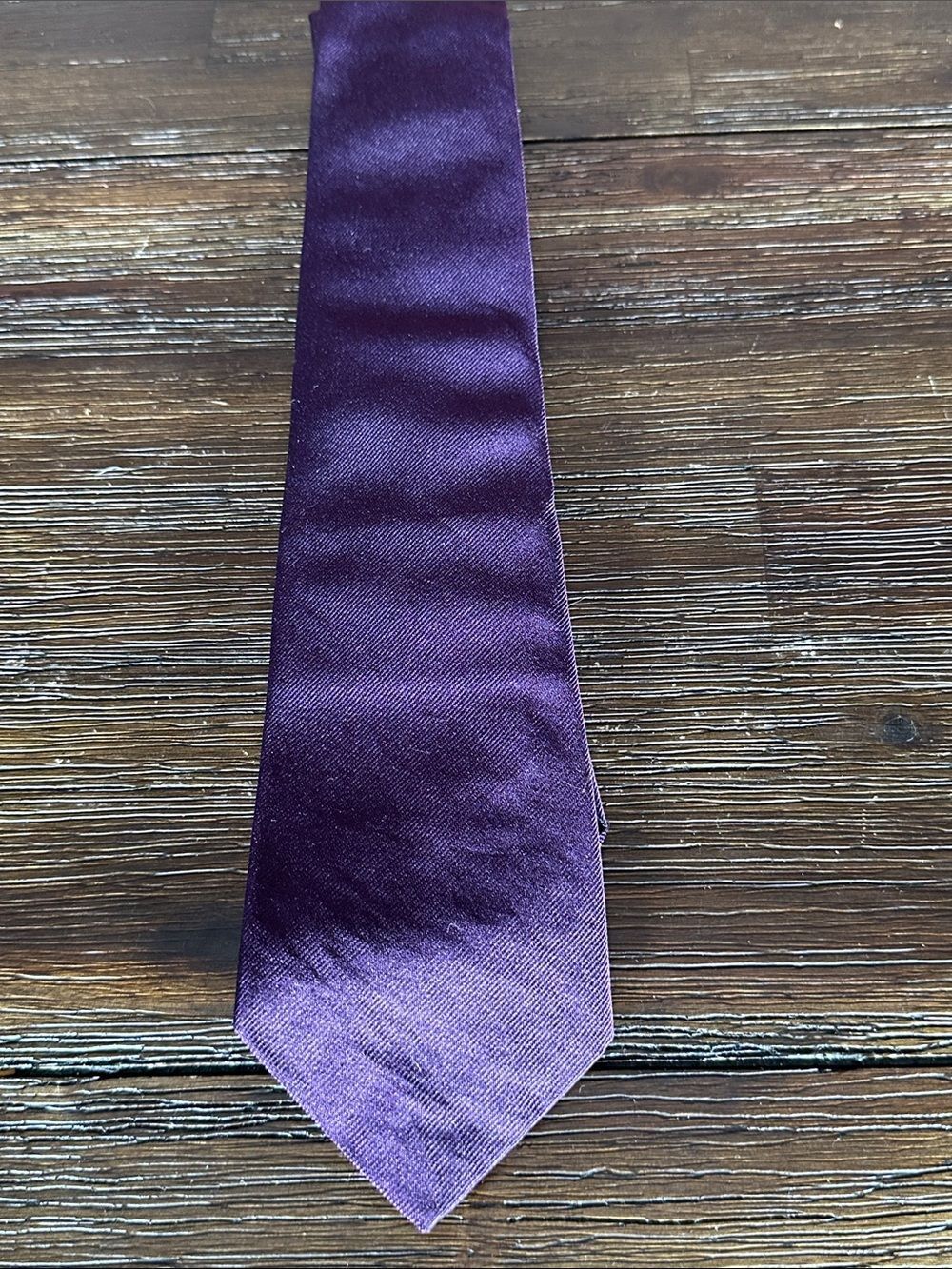 Polo by Ralph Lauren Purple Silk Men’s Tie made in Italy